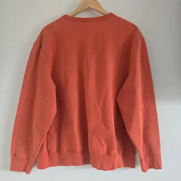 Disney Aulani Hawaii 2023 Mickey Mouse Retro Sweatshirt Mens Size L Brick Orange - Picture 4 of 7